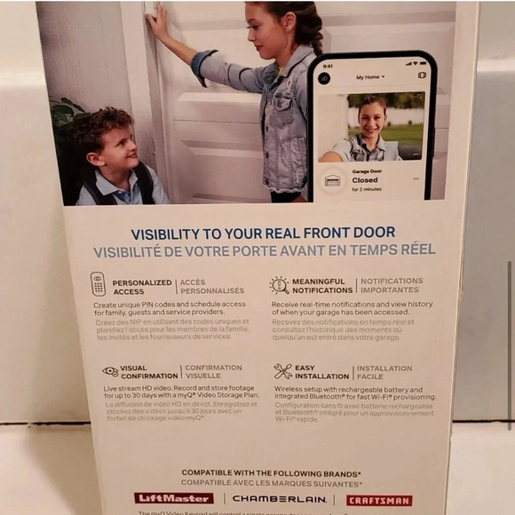 Chamberlain myQ Smart Garage Video Keypad - White - Picture 9 of 16